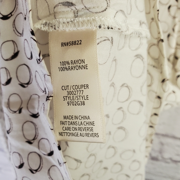 🍑 Peach Pattern Top - Picture 6 of 7